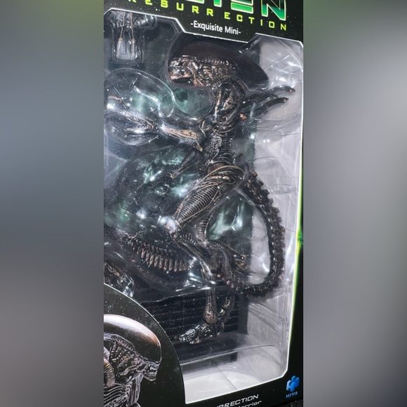 Hiya Toys Aliens Lead Green Battle Damaged Alien Warrior Set Alien Resurrection - Picture 5 of 11